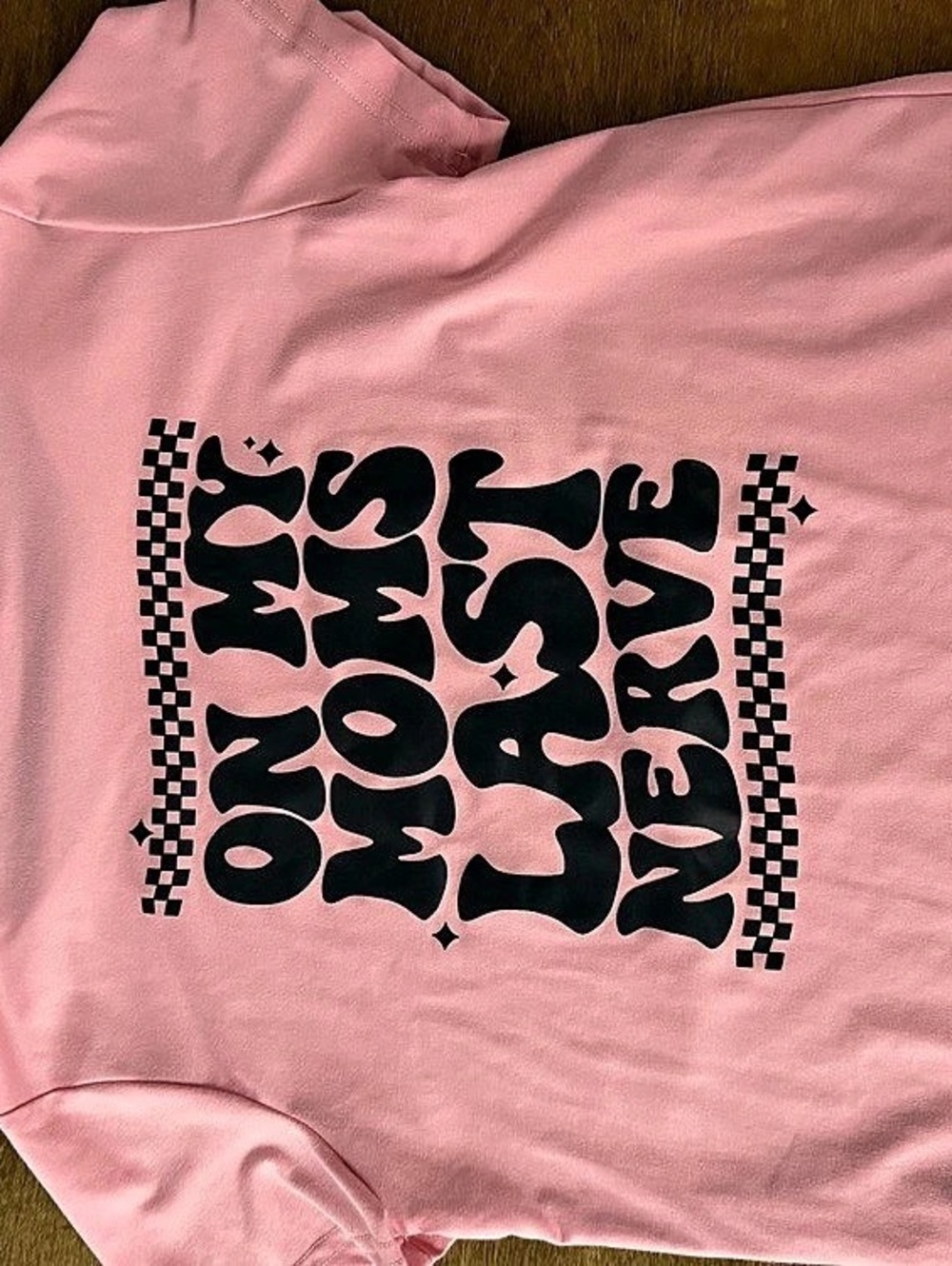 SHEIN Graphic Short Sleeve Tee in Pink Like New
